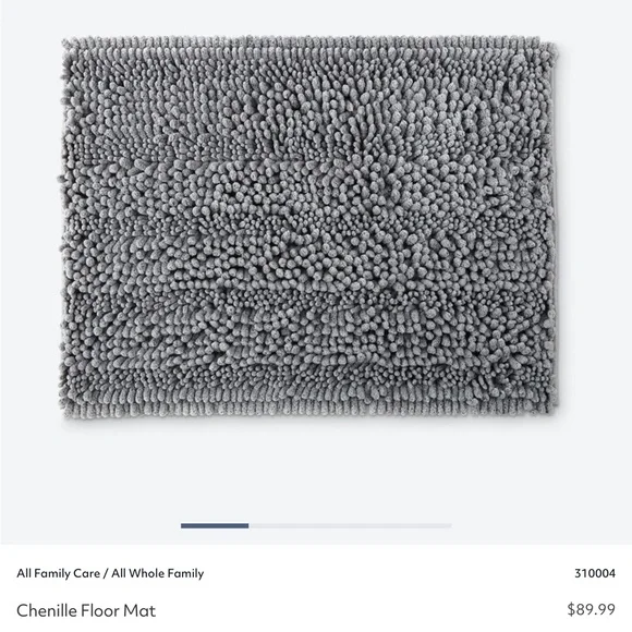 Norwex Chenille Gray Mat - Picture 5 of 7